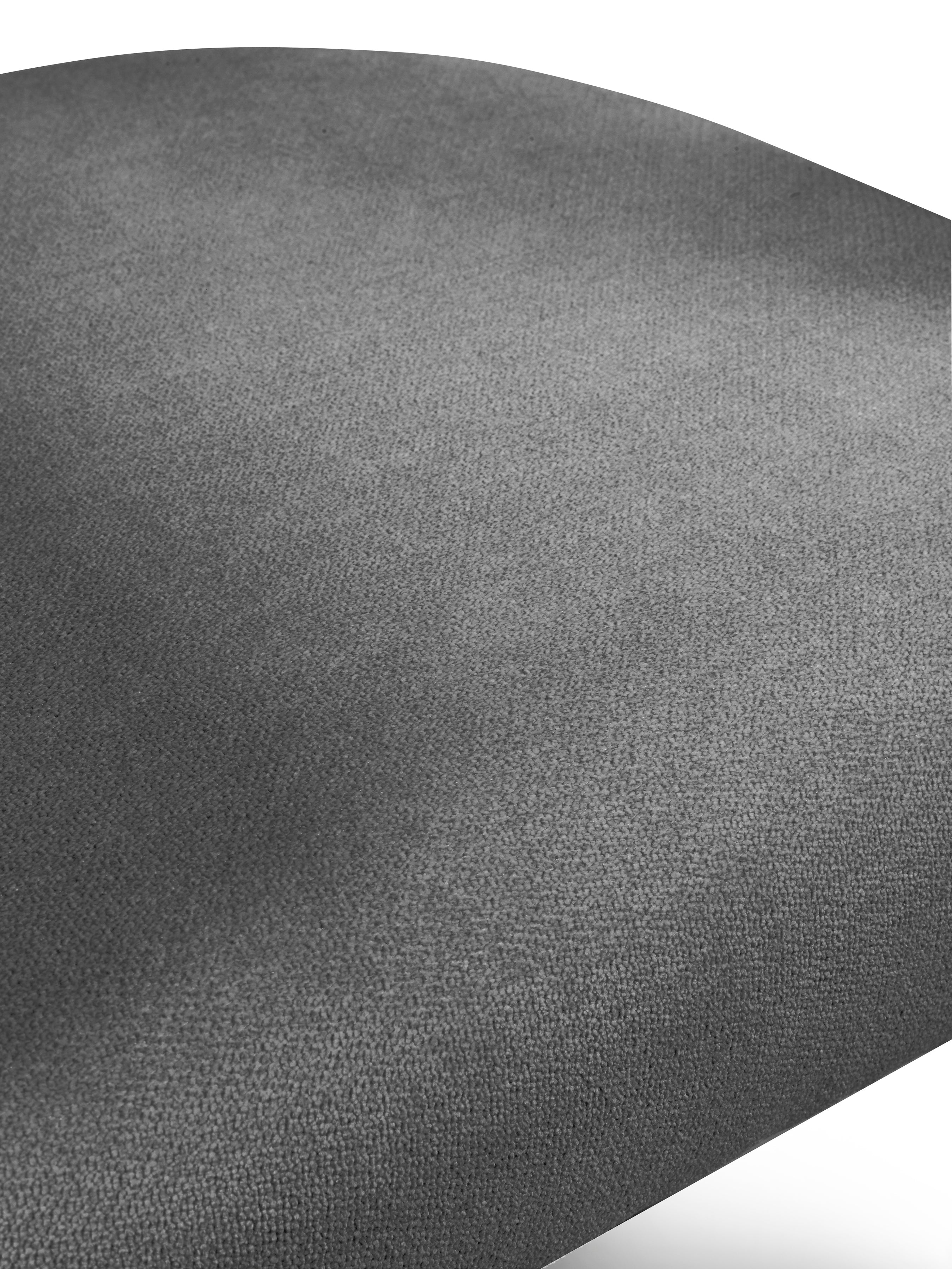 Elara Grey Chenille Upholstered Chair