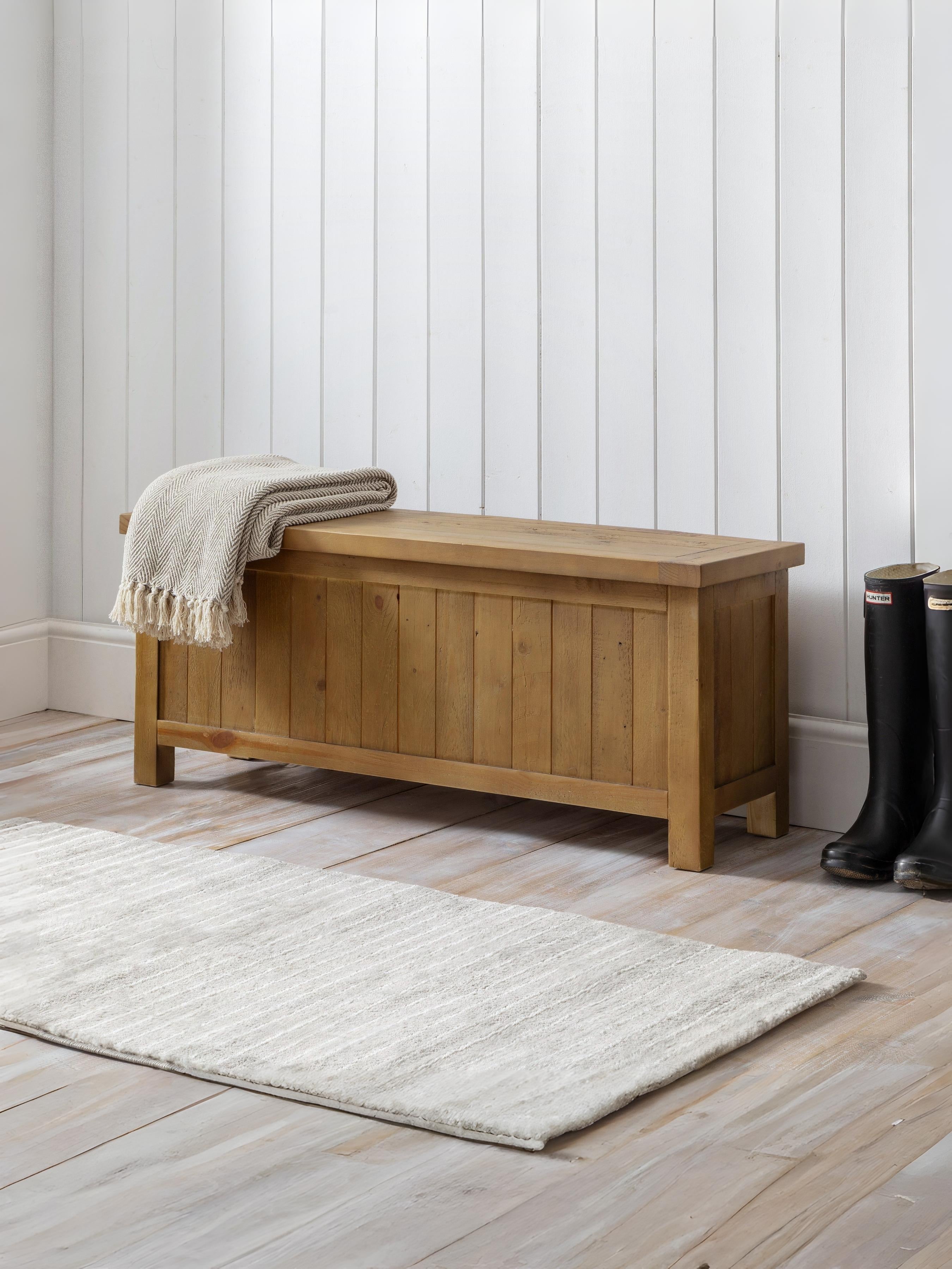 Aspen Storage Bench - Natural