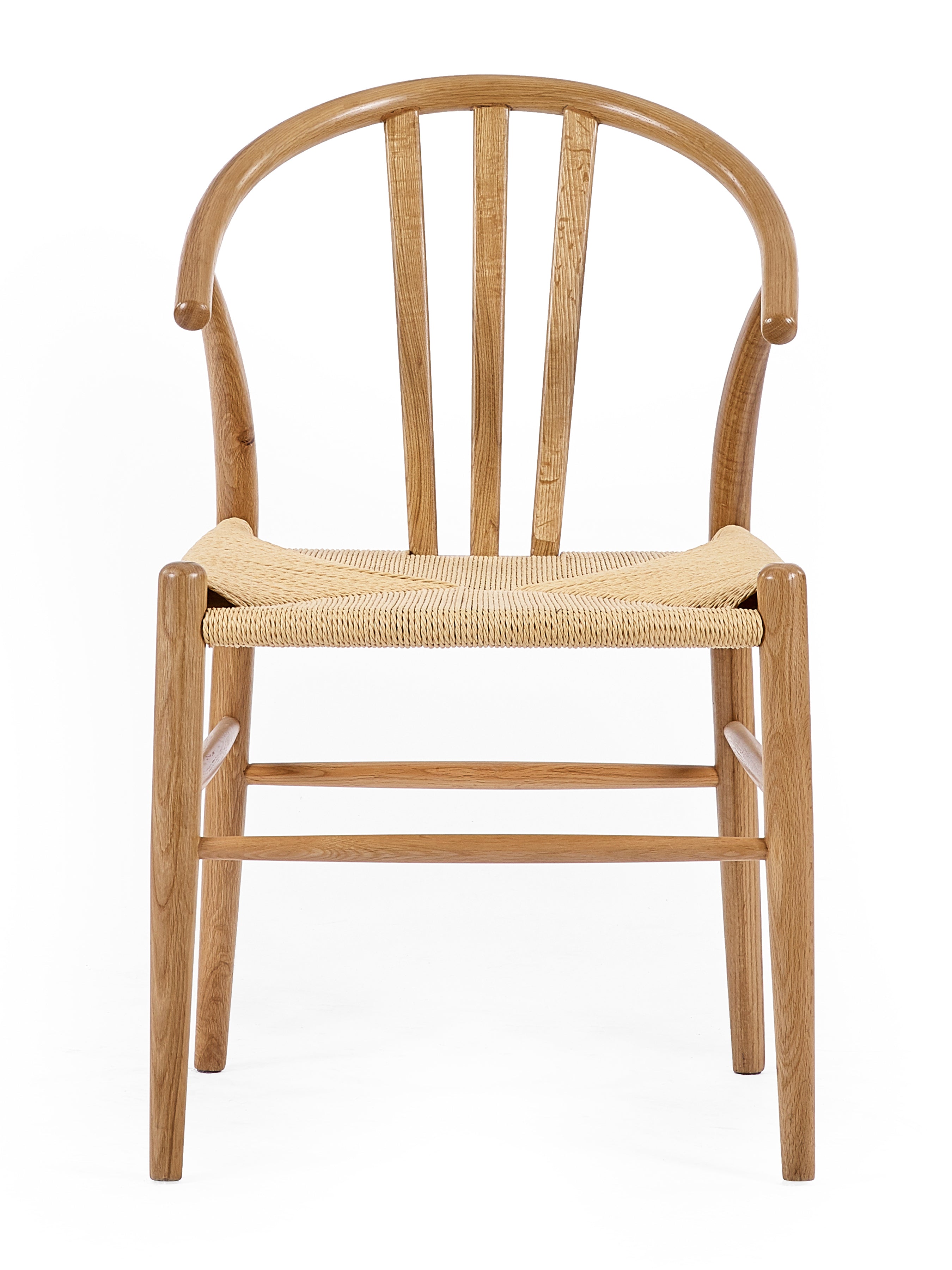 Symi Natural Oak Dining Chairs (Set of 2)