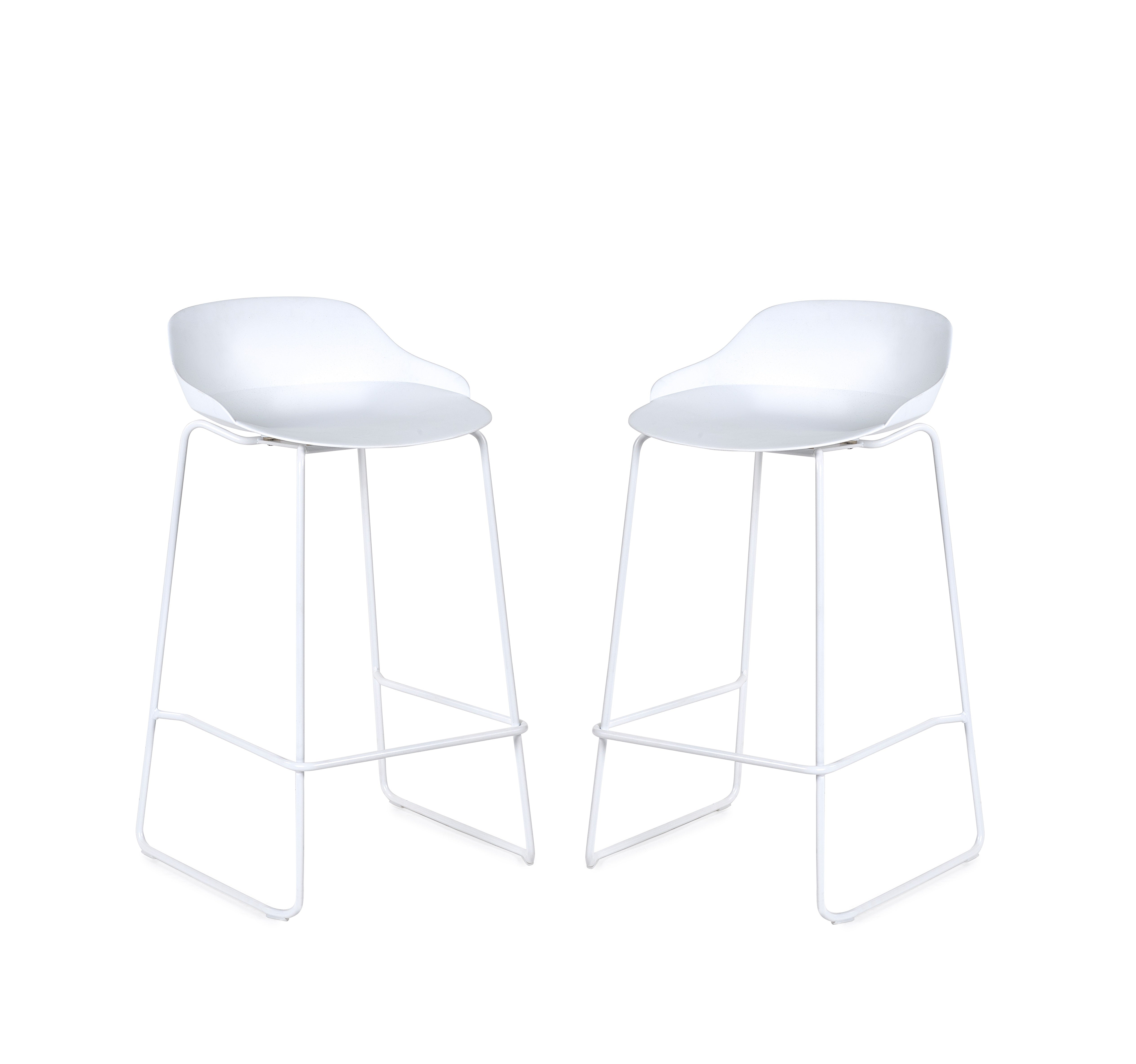 Rocco Stools - White (Set of 2)