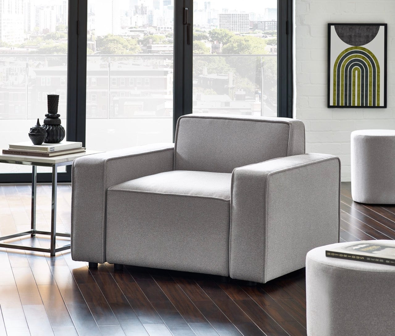 Julian Bowen Sofa Lago Combination Sofa - Grey Bed Kings