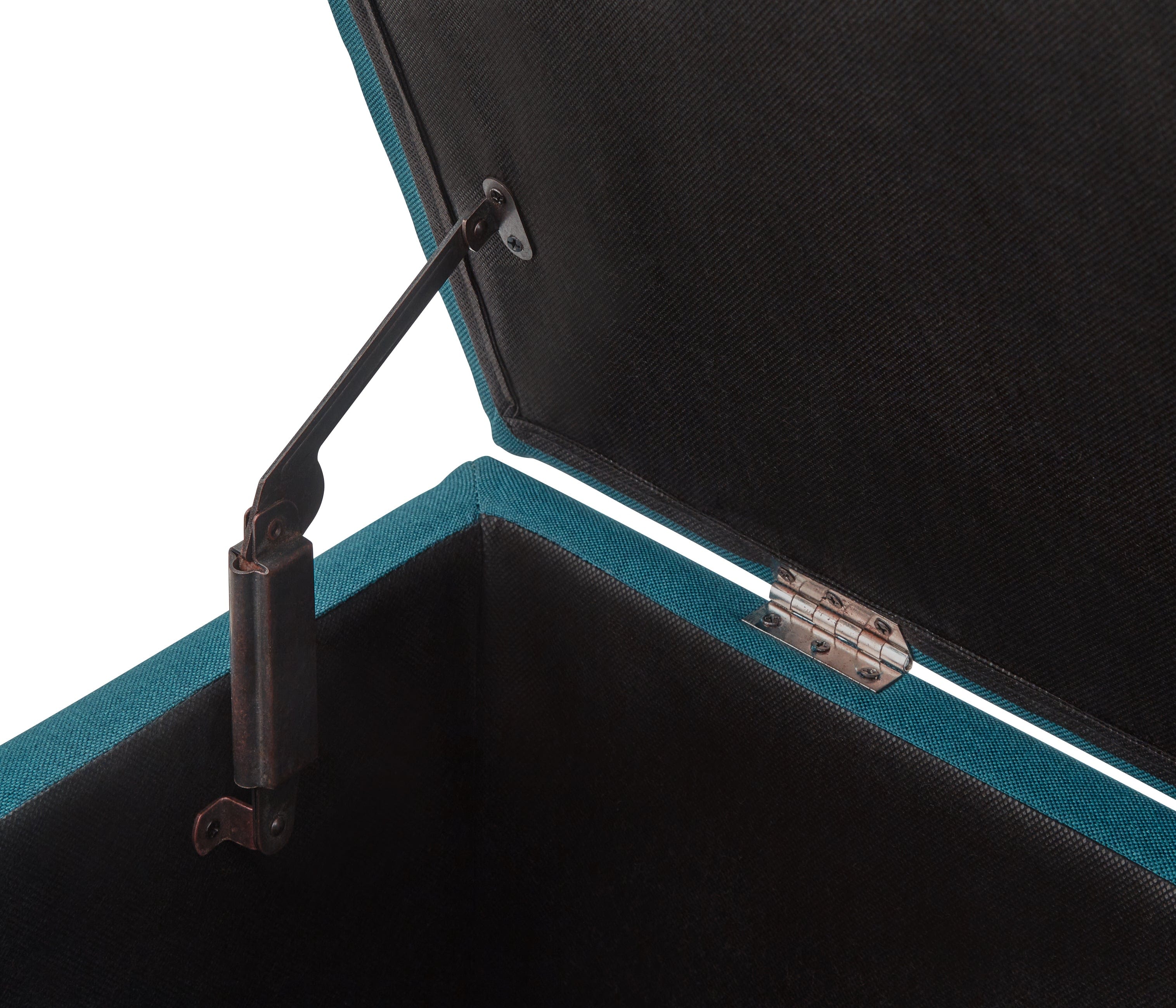 GFW Storage Ottoman Secreto Ottoman Teal Bed Kings