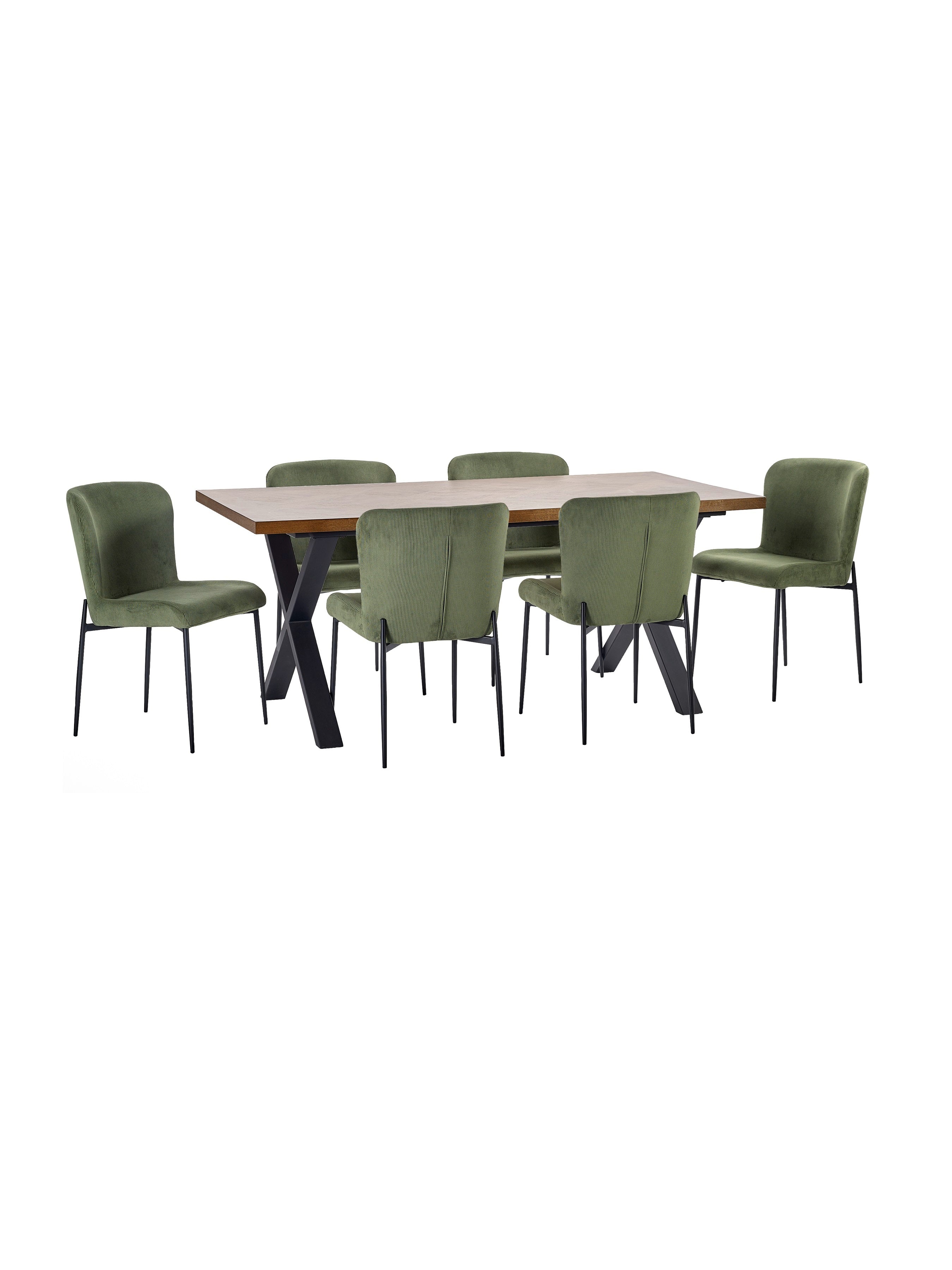 Leonie Dining Chairs - Green (Set of 2)