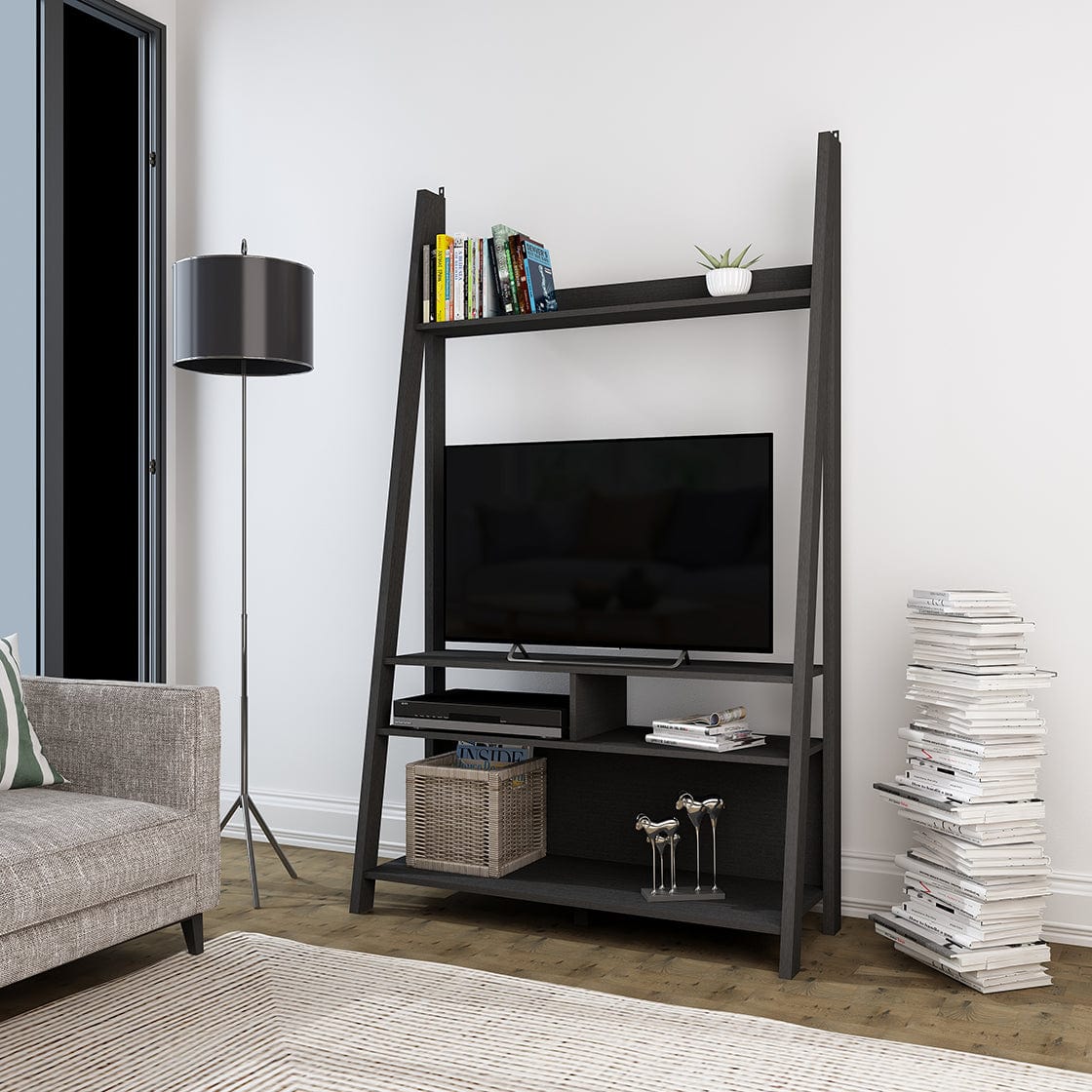 LPD TV Unit Tiva Ladder TV Unit Black Bed Kings