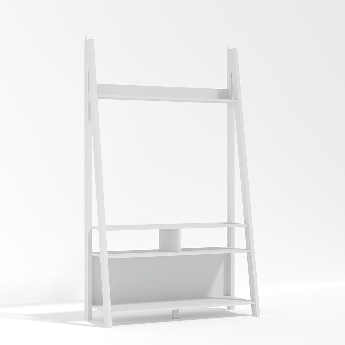 LPD TV Unit Tiva Ladder TV Unit White Bed Kings
