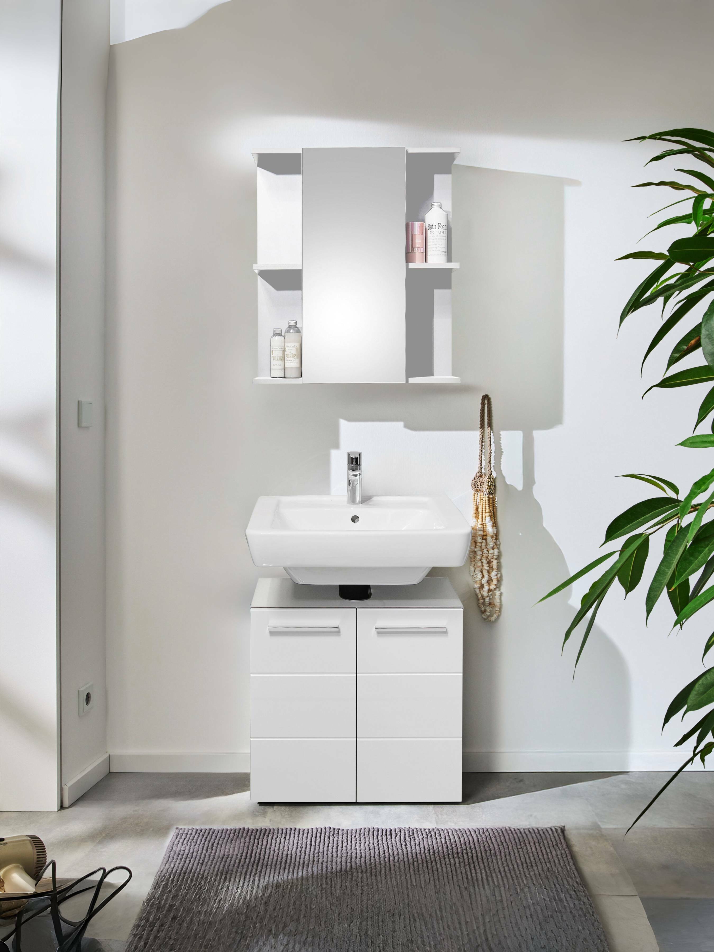 Mandy 1 Door Mirrored Cabinet