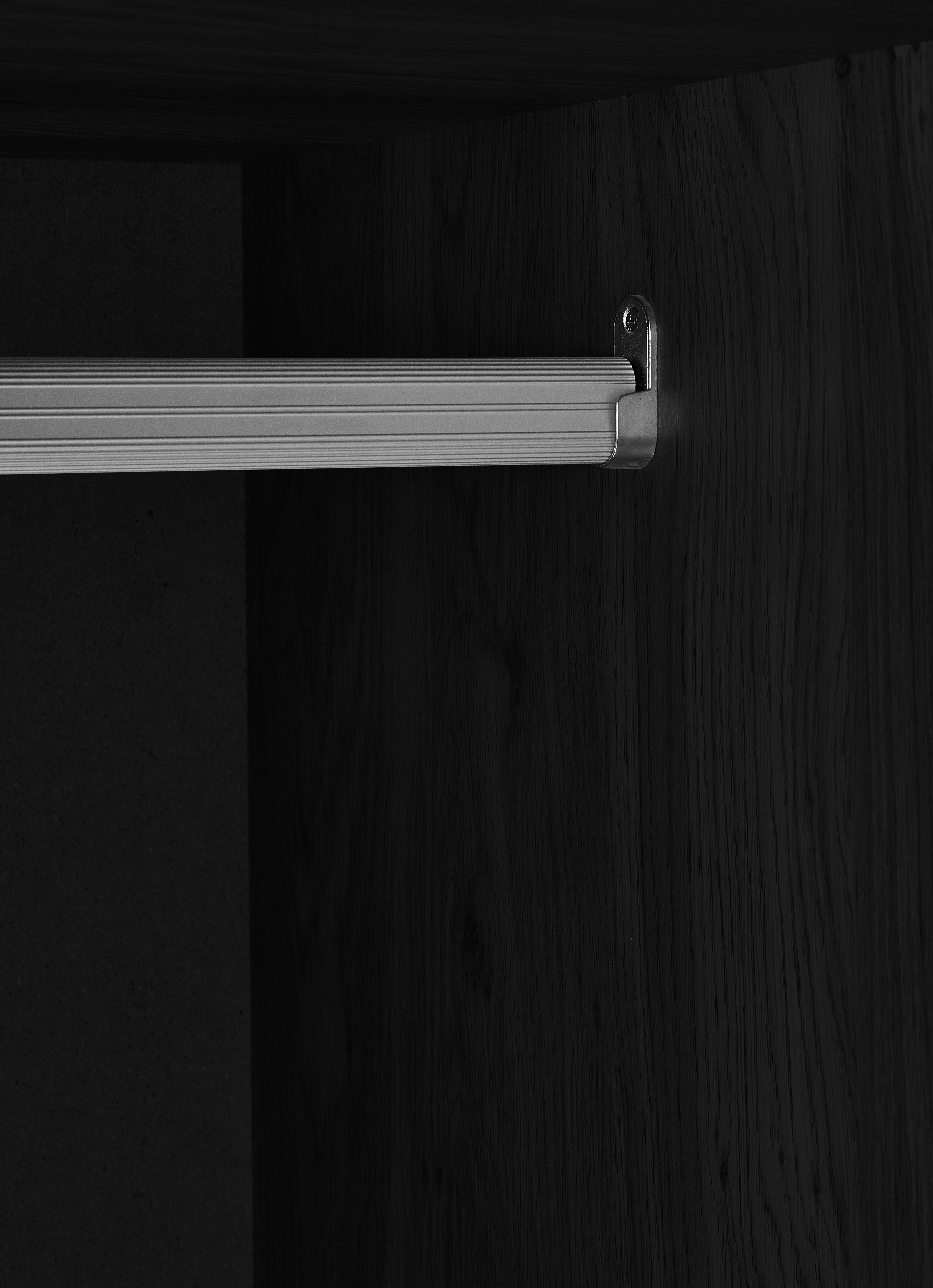 Sydney 2 Door Wardrobe - Black Ash