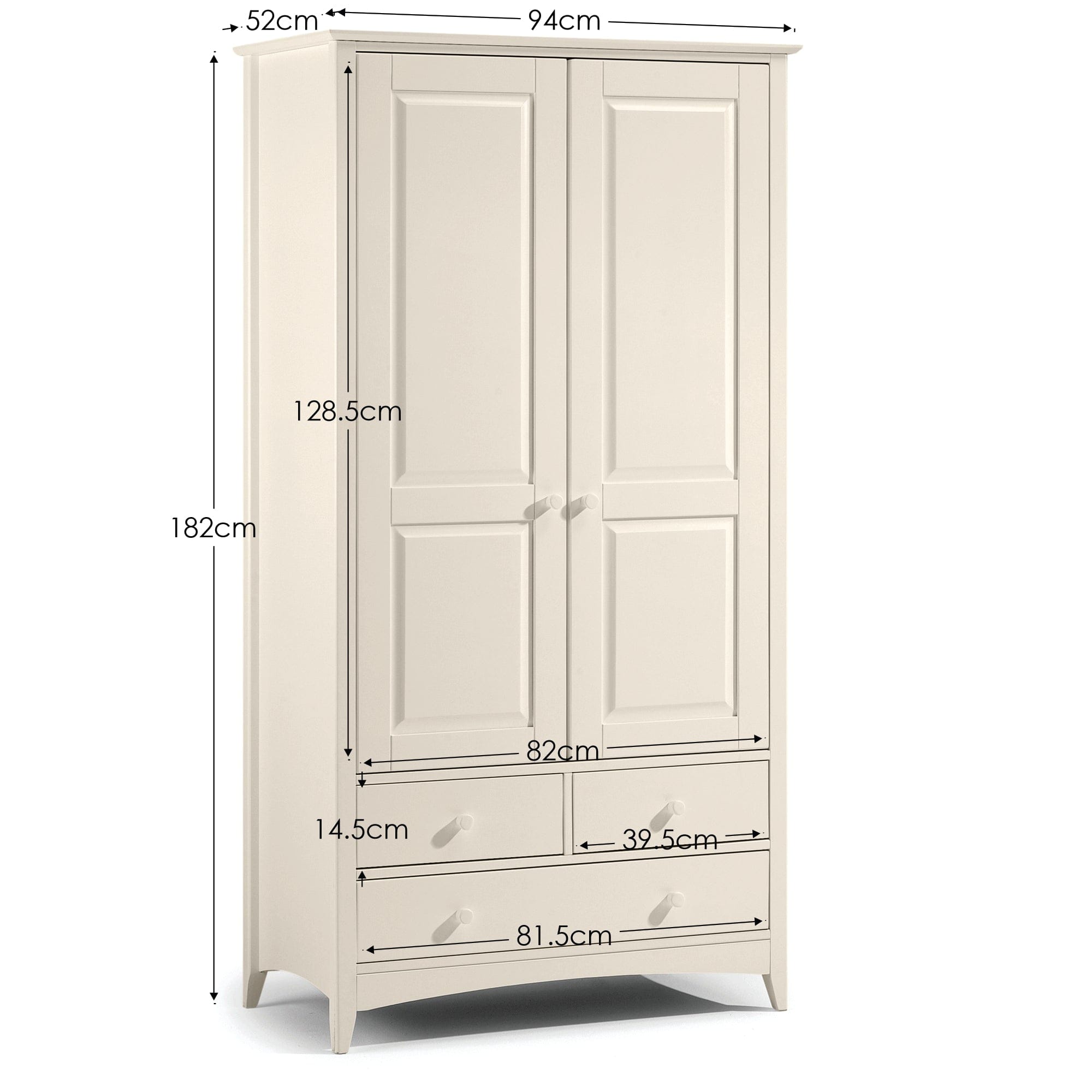 Julian Bowen Wardrobe Cameo Combination Wardrobe Bed Kings