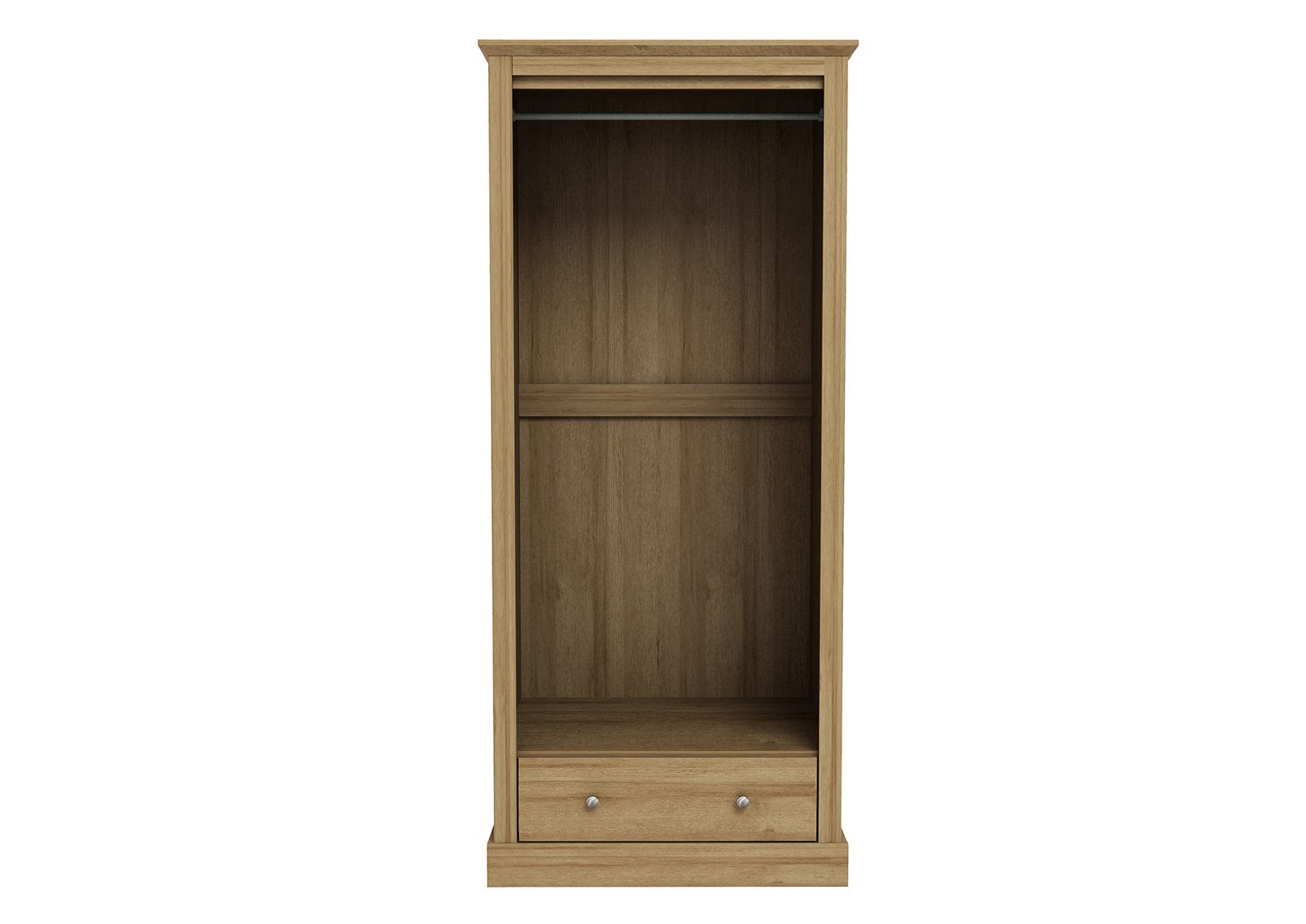 LPD Wardrobe Devon 2 Door Wardrobe Oak Bed Kings