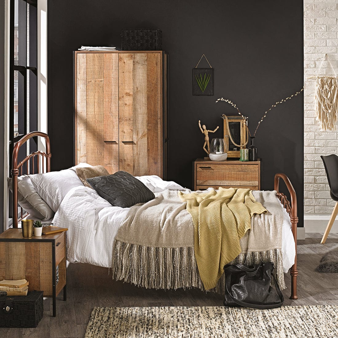 LPD Wardrobe Hoxton Wardrobe Bed Kings
