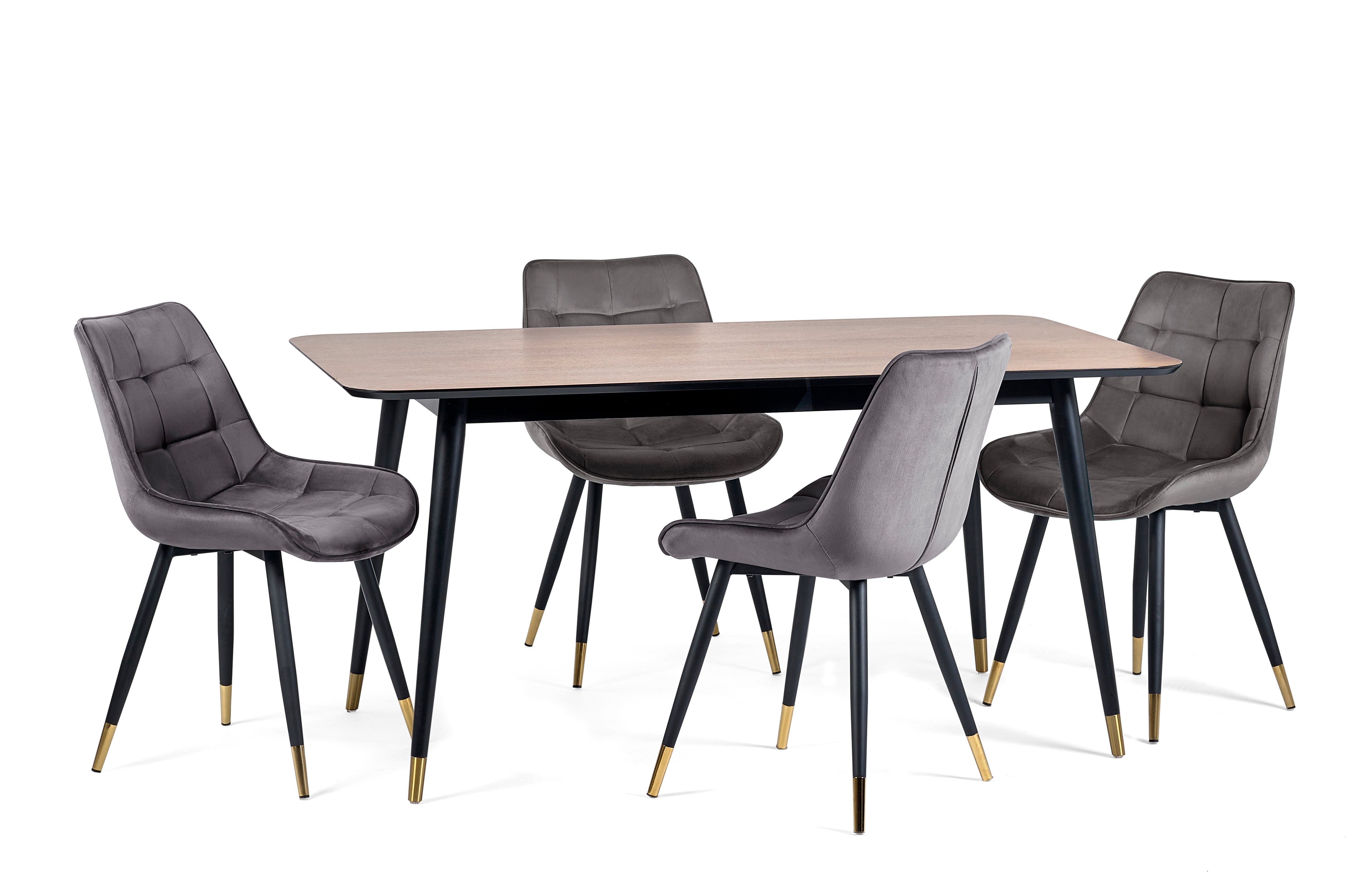 Hadid Dining Chairs - Grey (Set Of 2)