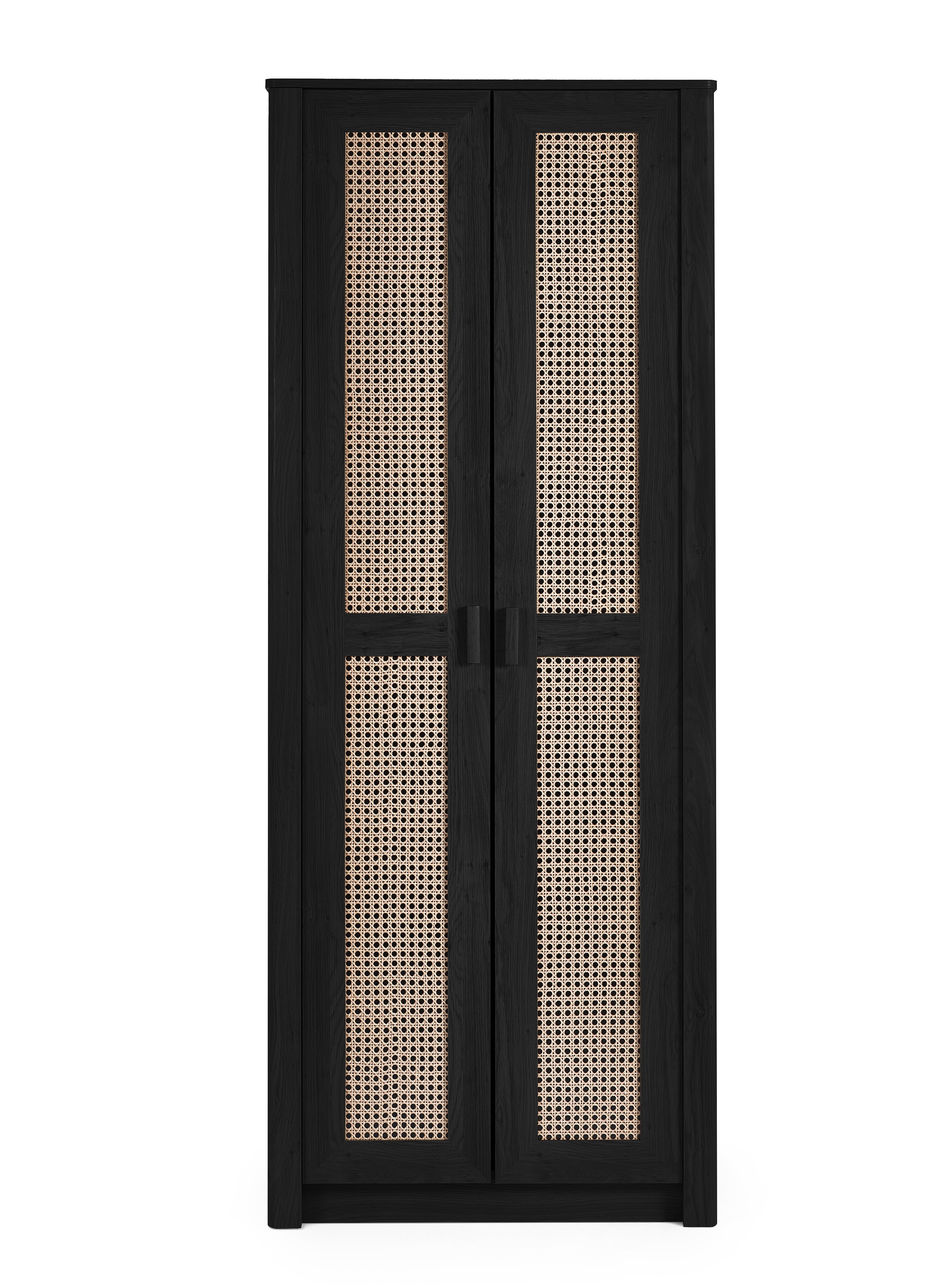 Sydney 2 Door Wardrobe - Black Ash