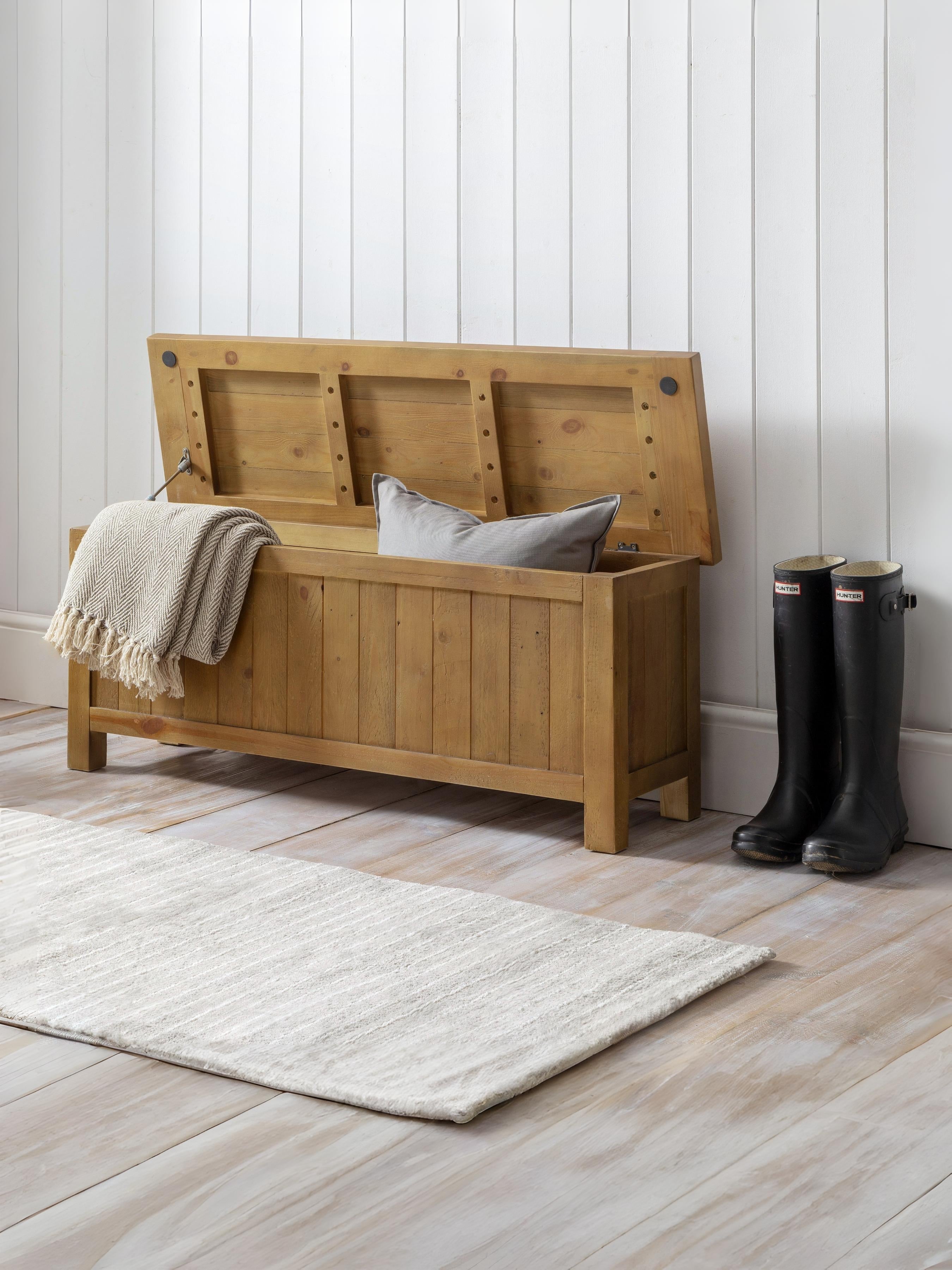 Aspen Storage Bench - Natural