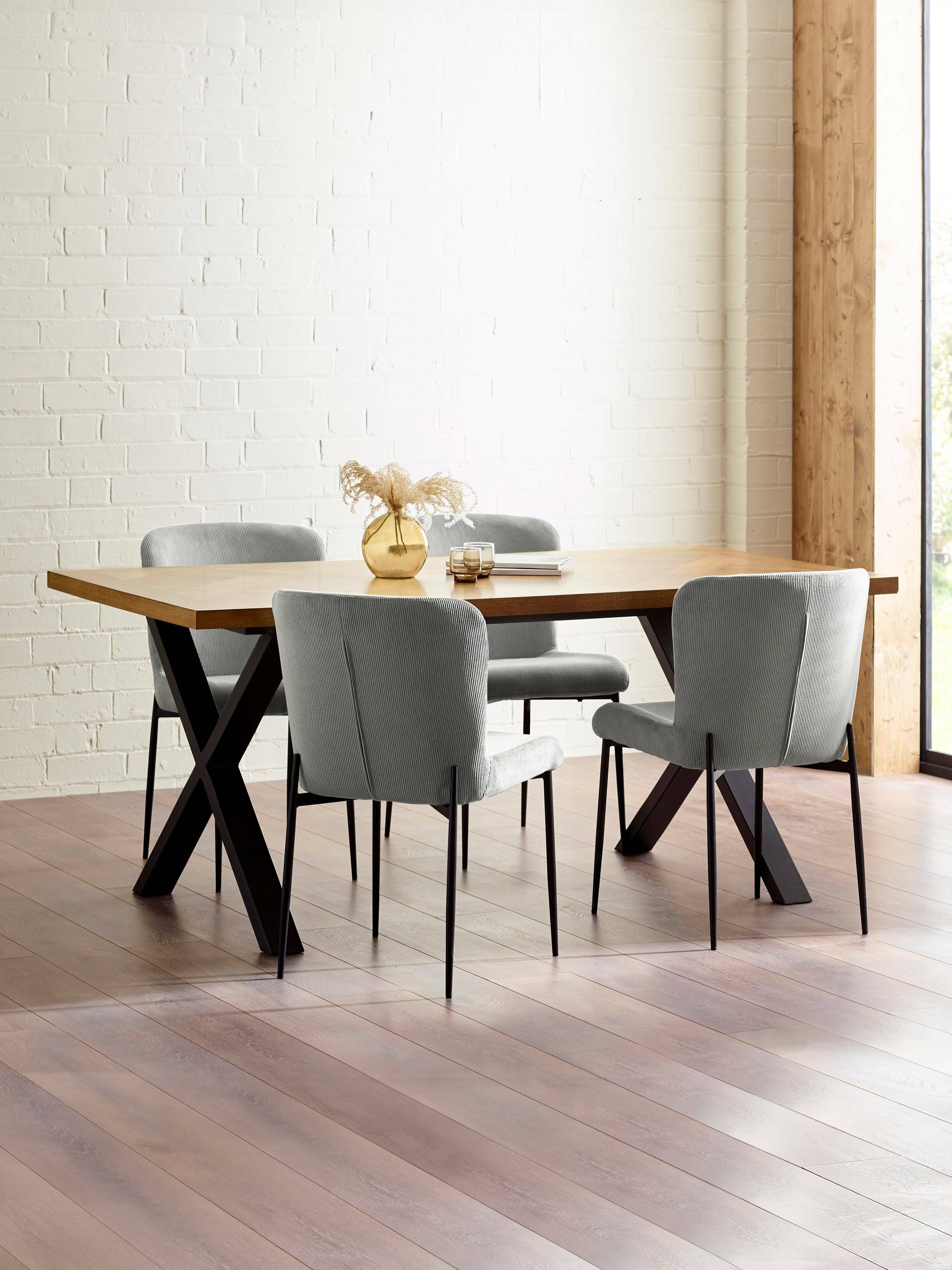 Leonie Dining Chairs - Grey (Set of 2)