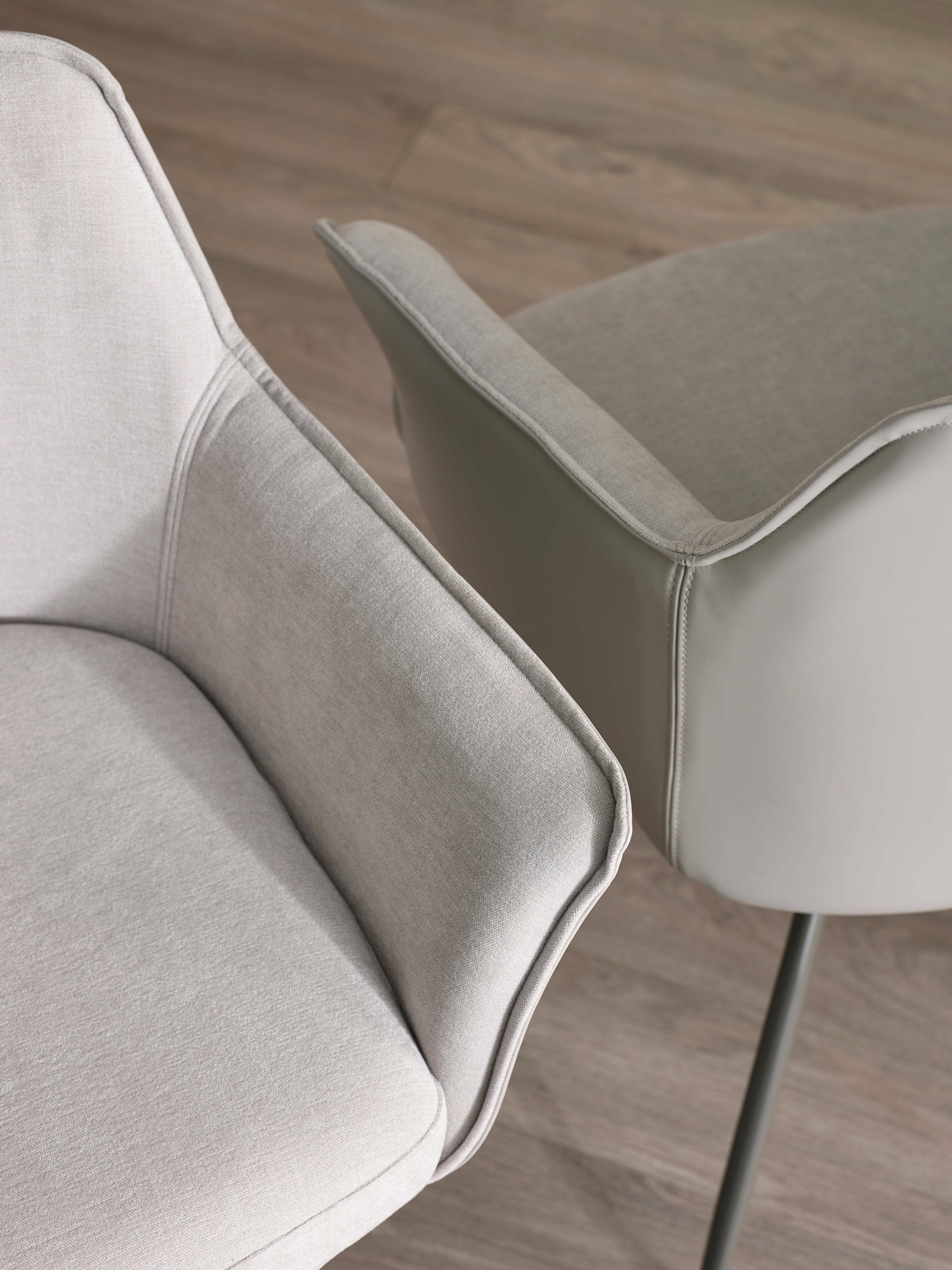 Noah Ivory Fabric Dining Chair