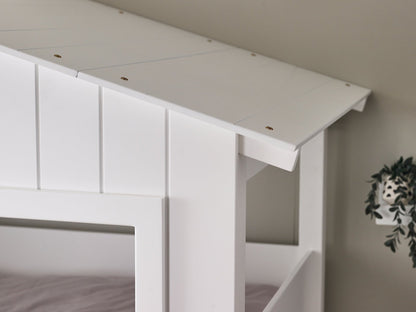 Acorn Treehouse Midsleeper & Storage Unit - White