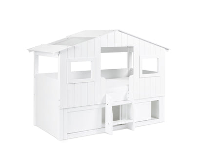 Acorn Treehouse Midsleeper & Storage Unit - White