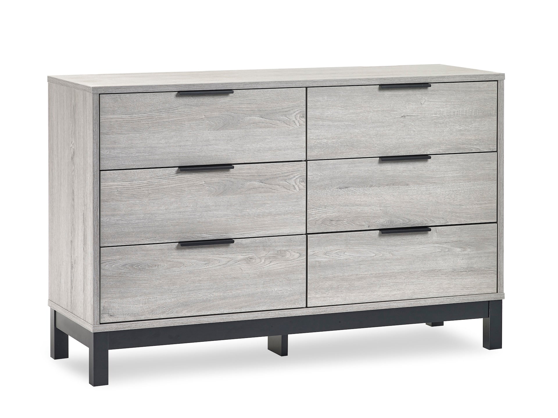 Bali 6 Drawer Wide Chest - Grey Oak