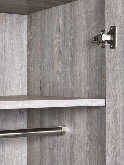 Bali 2 Door 1 Drawer Wardrobe - Grey Oak