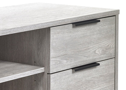 Bali TV Unit - Grey Oak