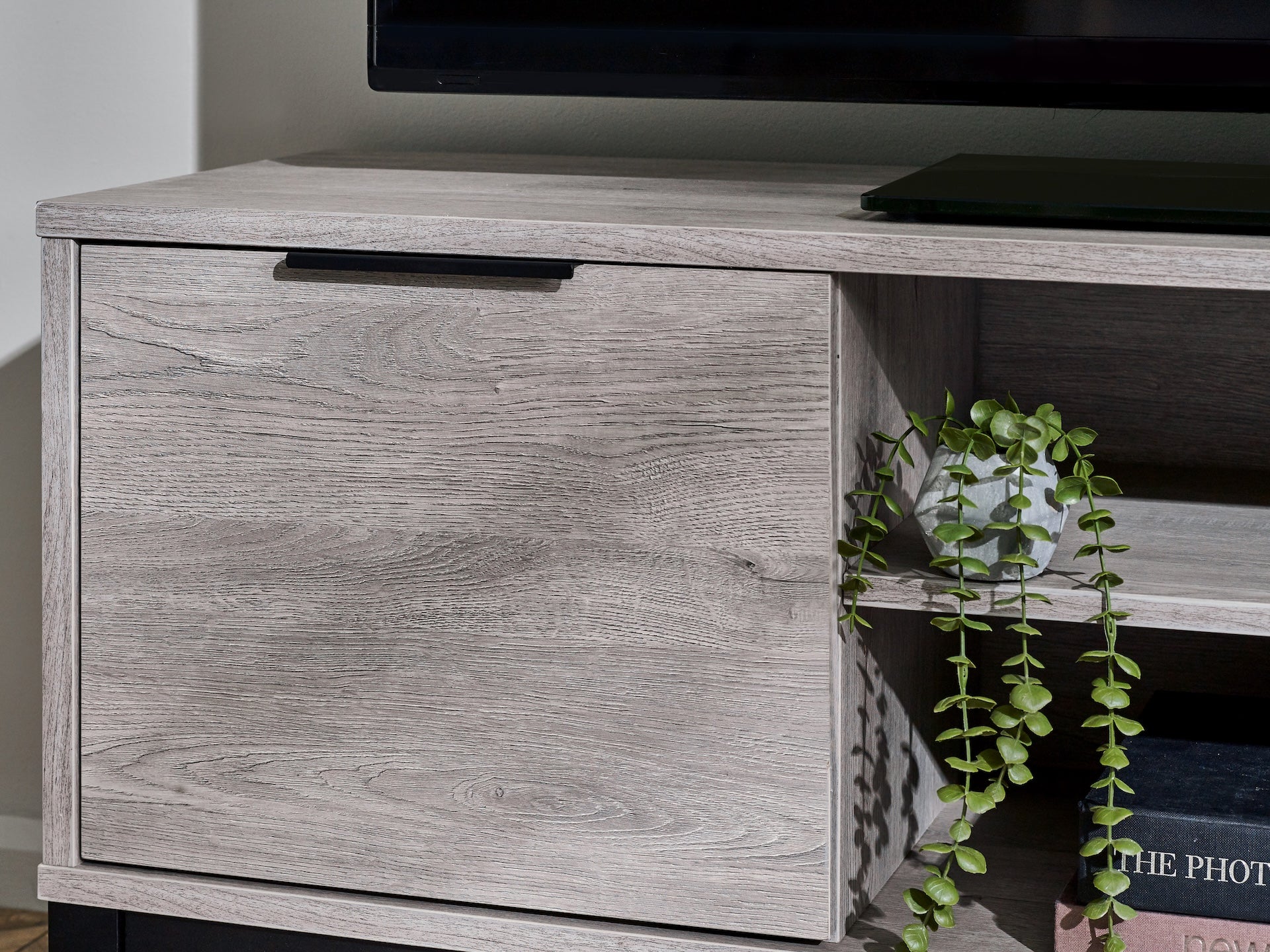 Bali TV Unit - Grey Oak