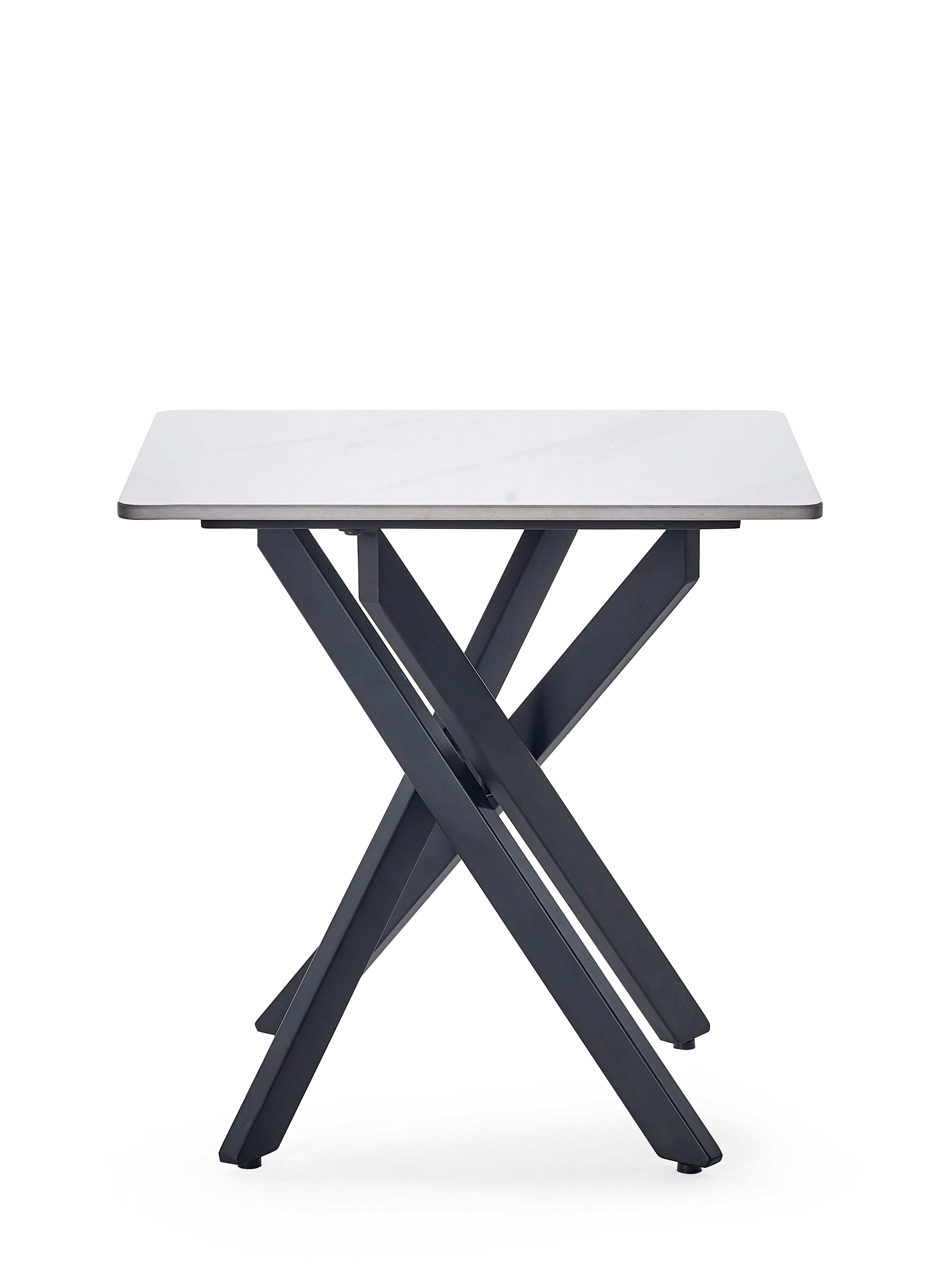 Bradley White Marble Lamp Table