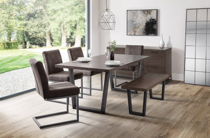 Brooklyn Dining Table - Dark Oak