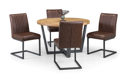 Brooklyn Chairs - Brown (Set of 2)