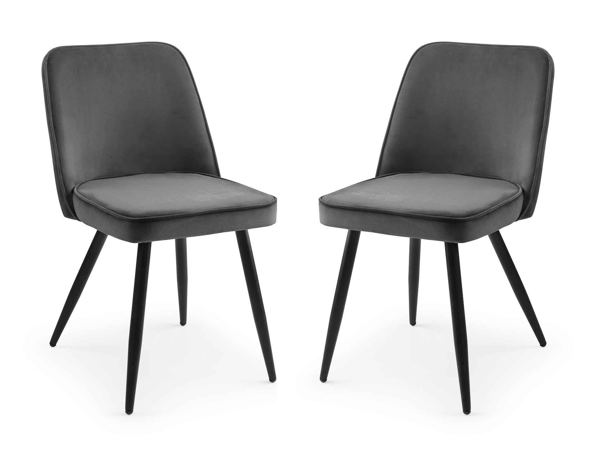 Burgess Dining Chairs - Grey (Set of 2)
