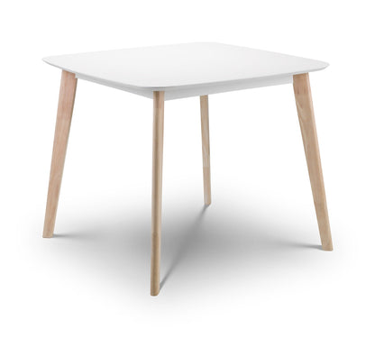 Casa Square Dining Table White/Oak