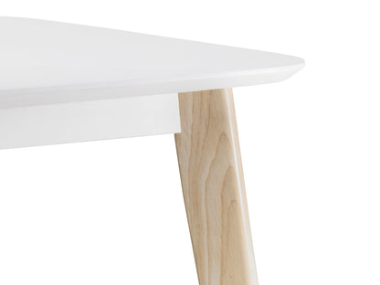 Casa Square Dining Table White/Oak