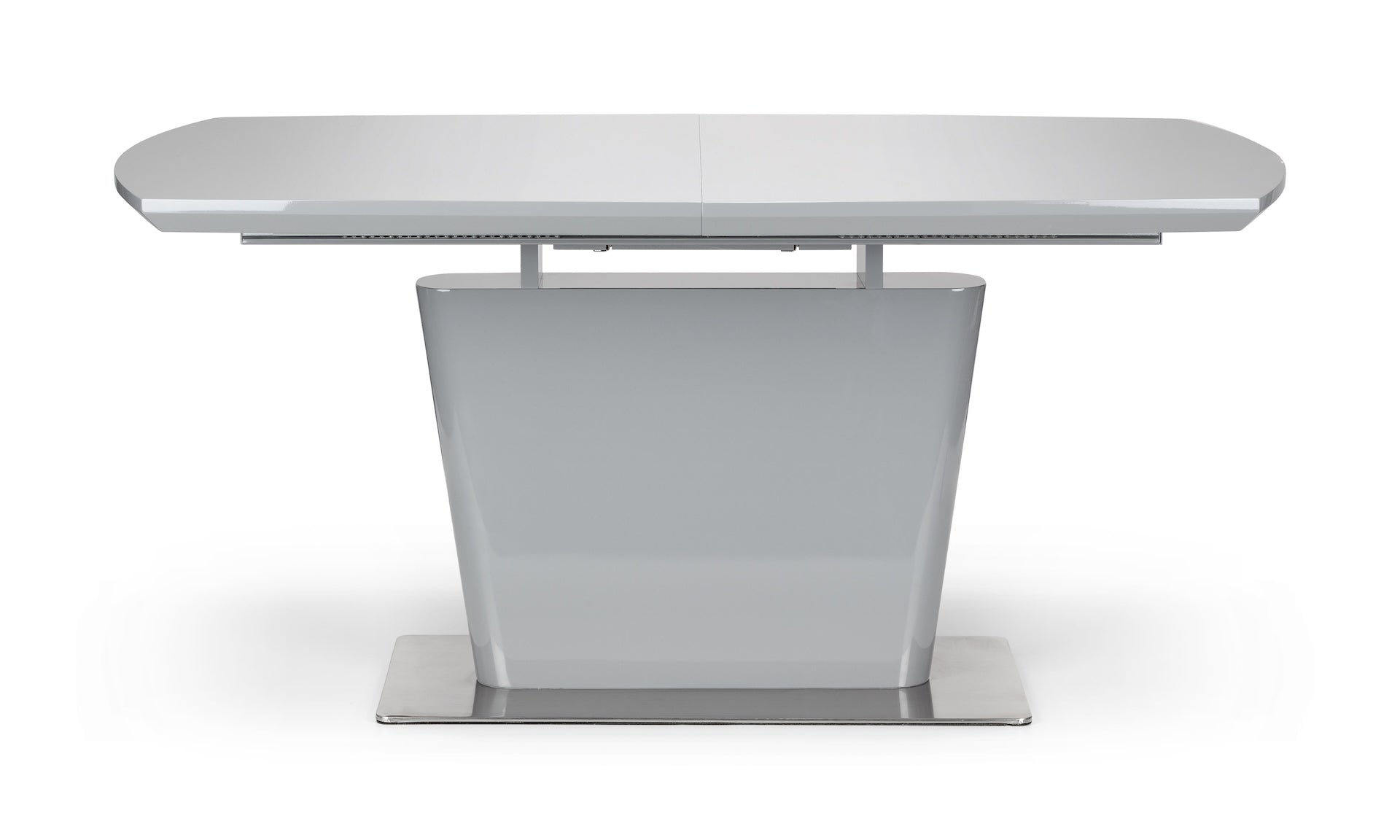 Como High Gloss Extending Table - Grey