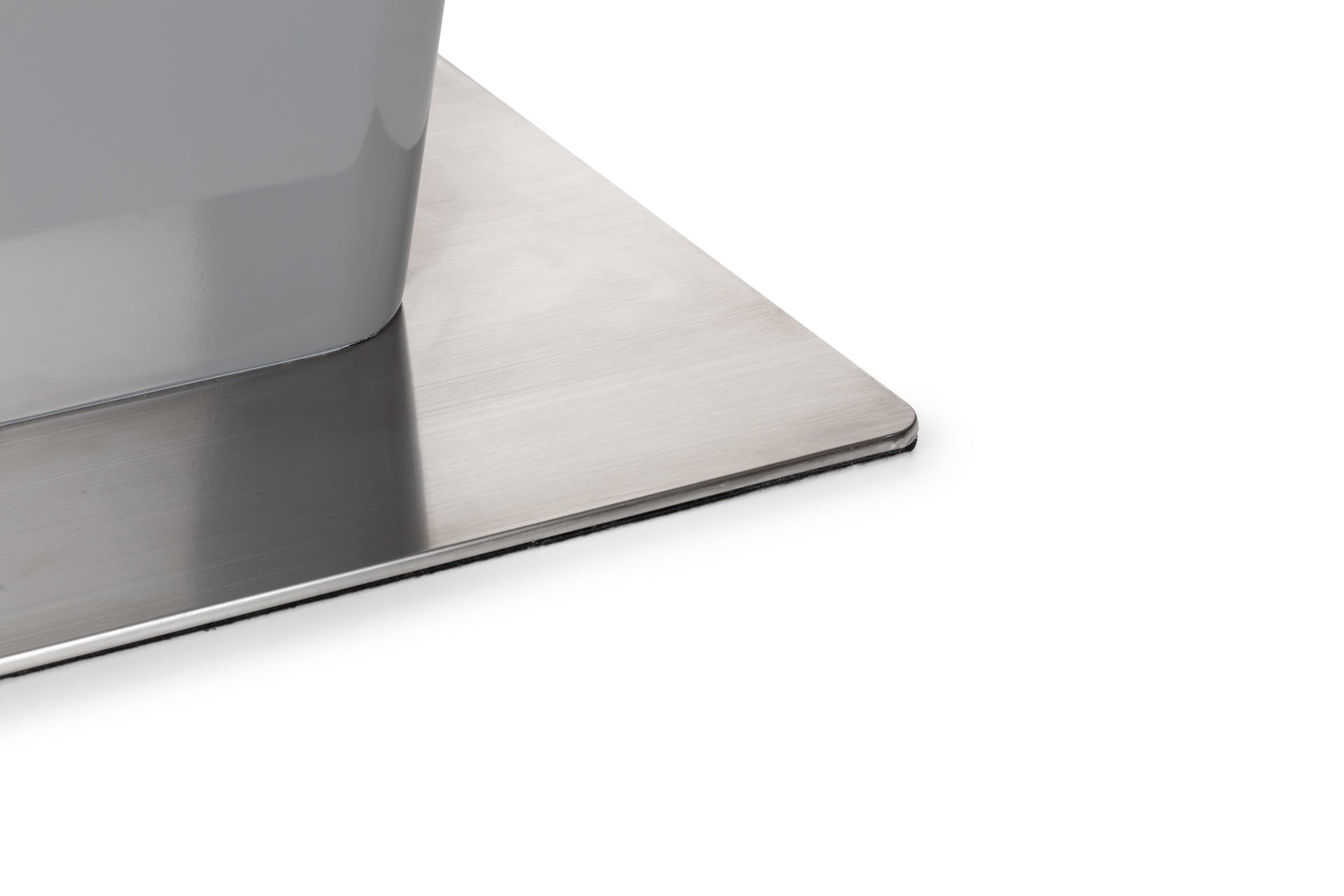 Como High Gloss Extending Table - Grey