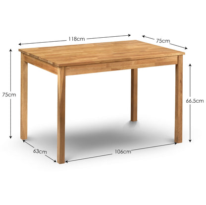 Coxmoor Rectangular Dining Table - Oak