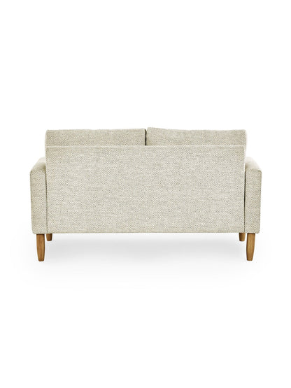 Daisy Beige Pearl Barley Upholstered Compact 2 Seater Sofa