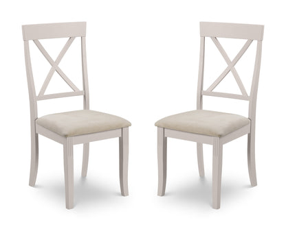 Davenport Elephant Grey Dining Chairs (Set Of 2)