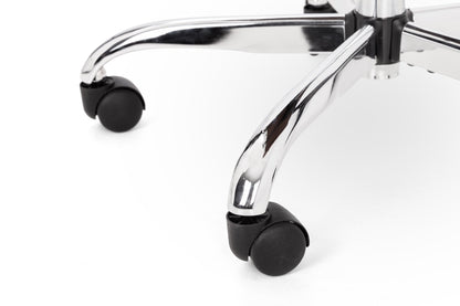 Gio Brown & Chrome Office Chair