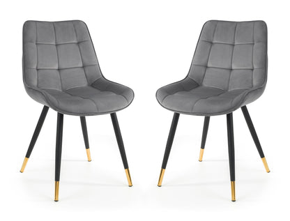 Hadid Dining Chairs - Grey (Set Of 2)