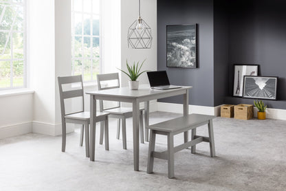 Kobe Compact Rectangular Table - Torino Grey