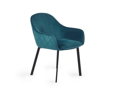 Lima Dining Chairs - Teal Velvet (Set Of 2)