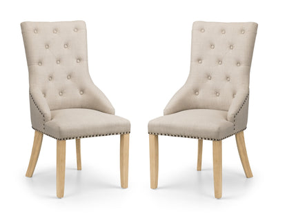Loire Button Back Chairs (Set of 2)