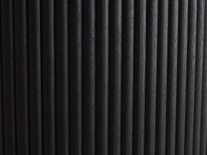 Louis Fluted Extending Dining Table - Black