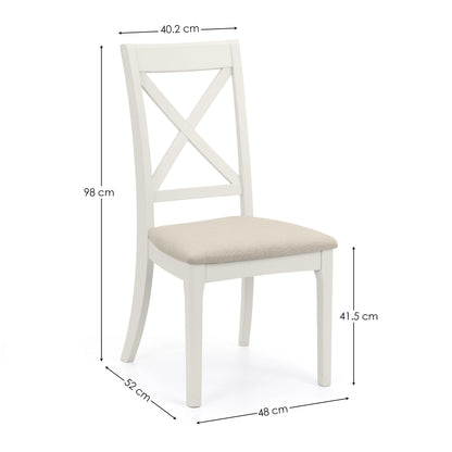 Provence Dining Chairs - Grey (Set Of 2)