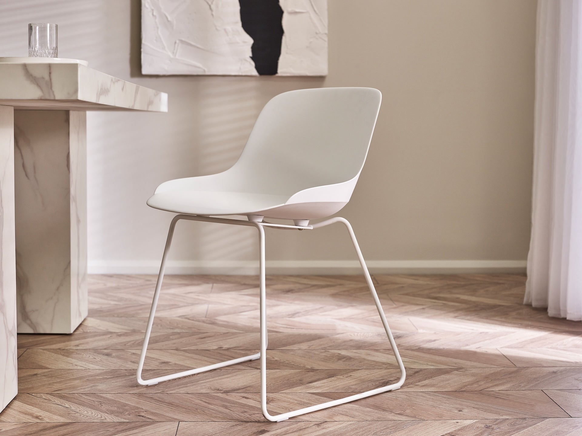 Rocco Chairs - White (Set of 2)