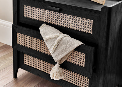 Sydney 3 Drawer Chest - Black Ash