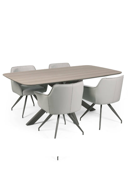 Noah Taupe Rectangular Dining Table