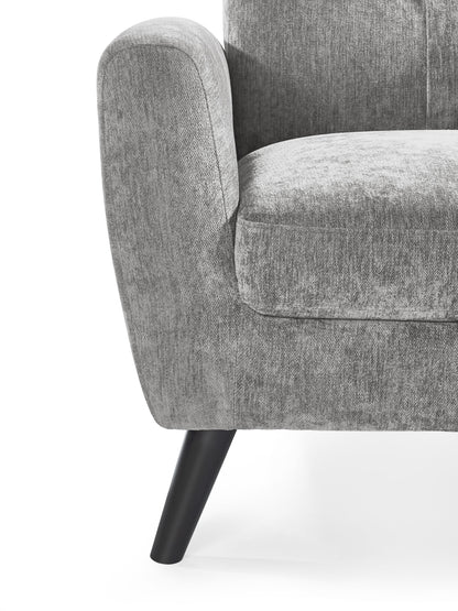 Julian Bowen Armchair Monza Chair - Dove Bed Kings