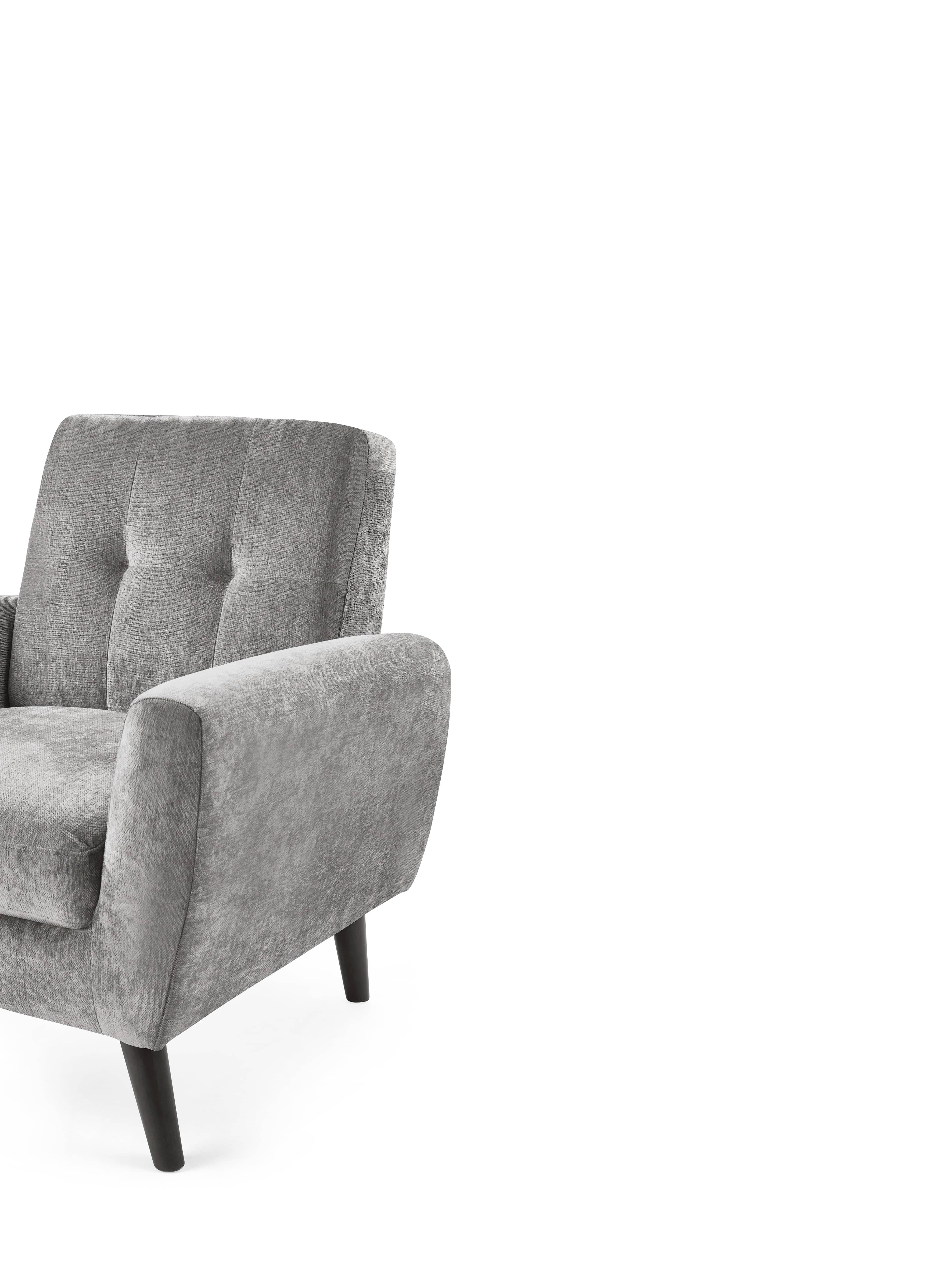 Julian Bowen Armchair Monza Chair - Dove Bed Kings