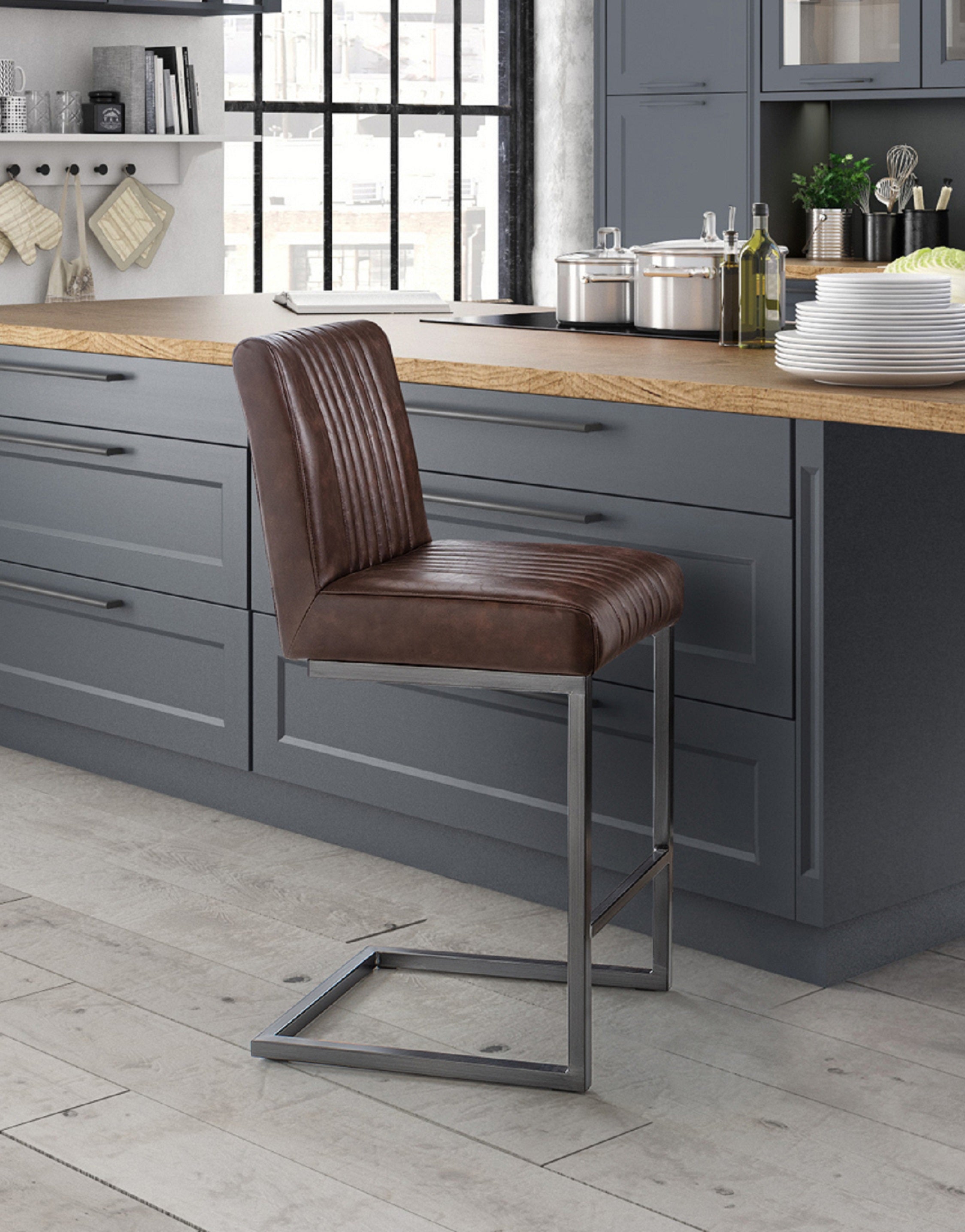 Brooklyn Barstools - Brown (Set Of 2)