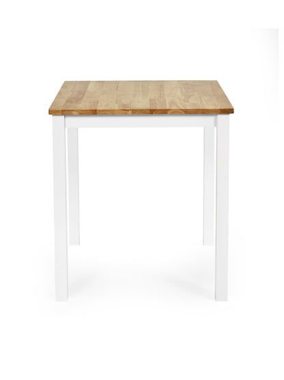 Linwood White and Oak 69cm Square Dining Table